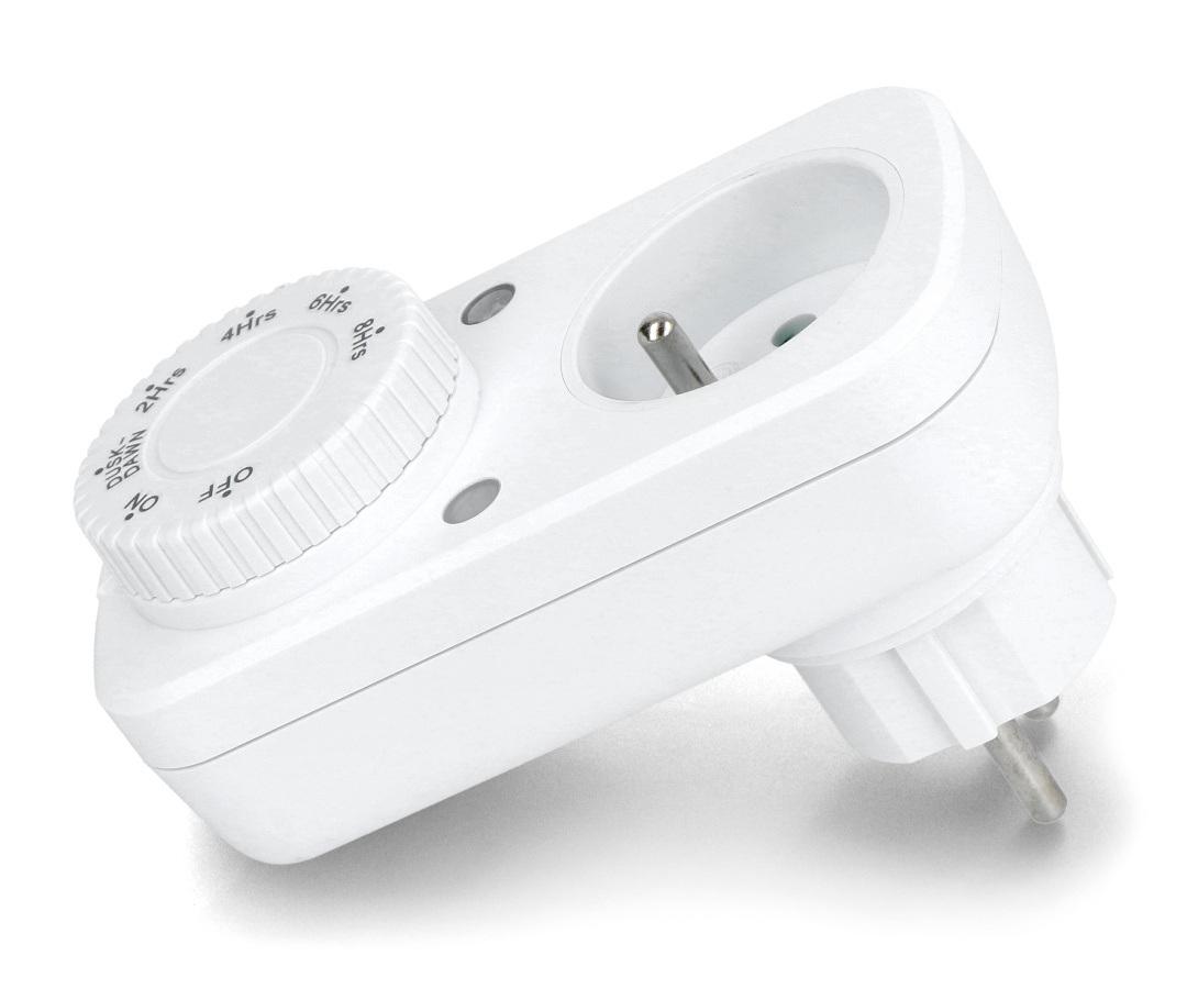 Analoginis laiko programatorius 230V 3600W su sutemų jutikliu - DPM DT16