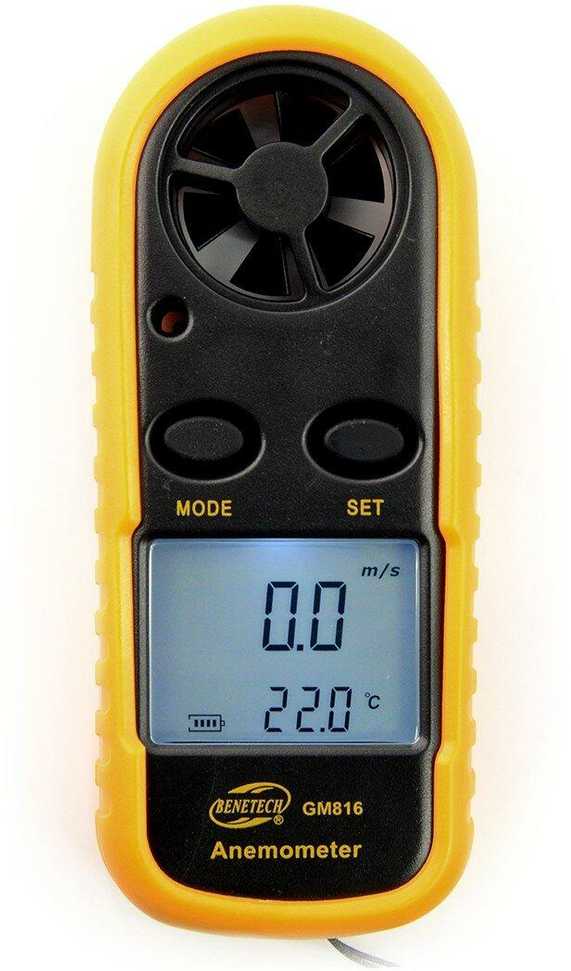 Anemometras Benetech GM816 6-arm rotor, modelis - AN-10764, žema kaina ...