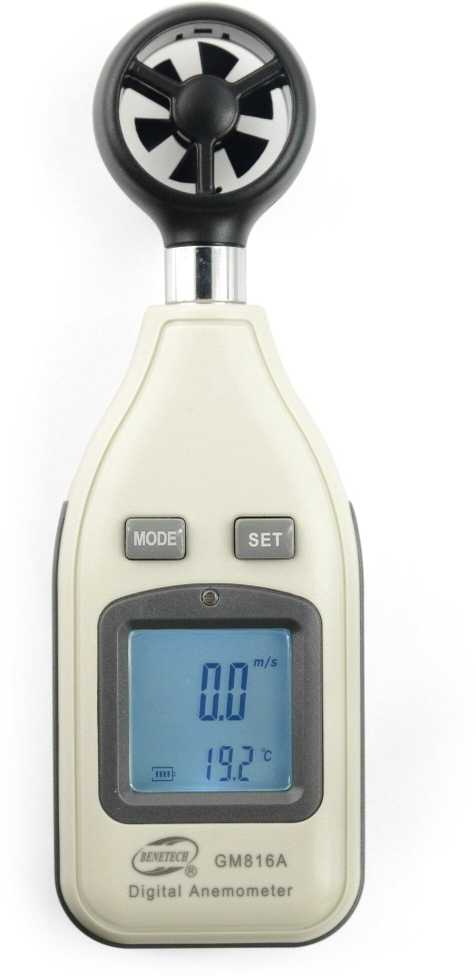 Anemometras Benetech GM816A 6 arm rotor, žema kaina | Varle.lt