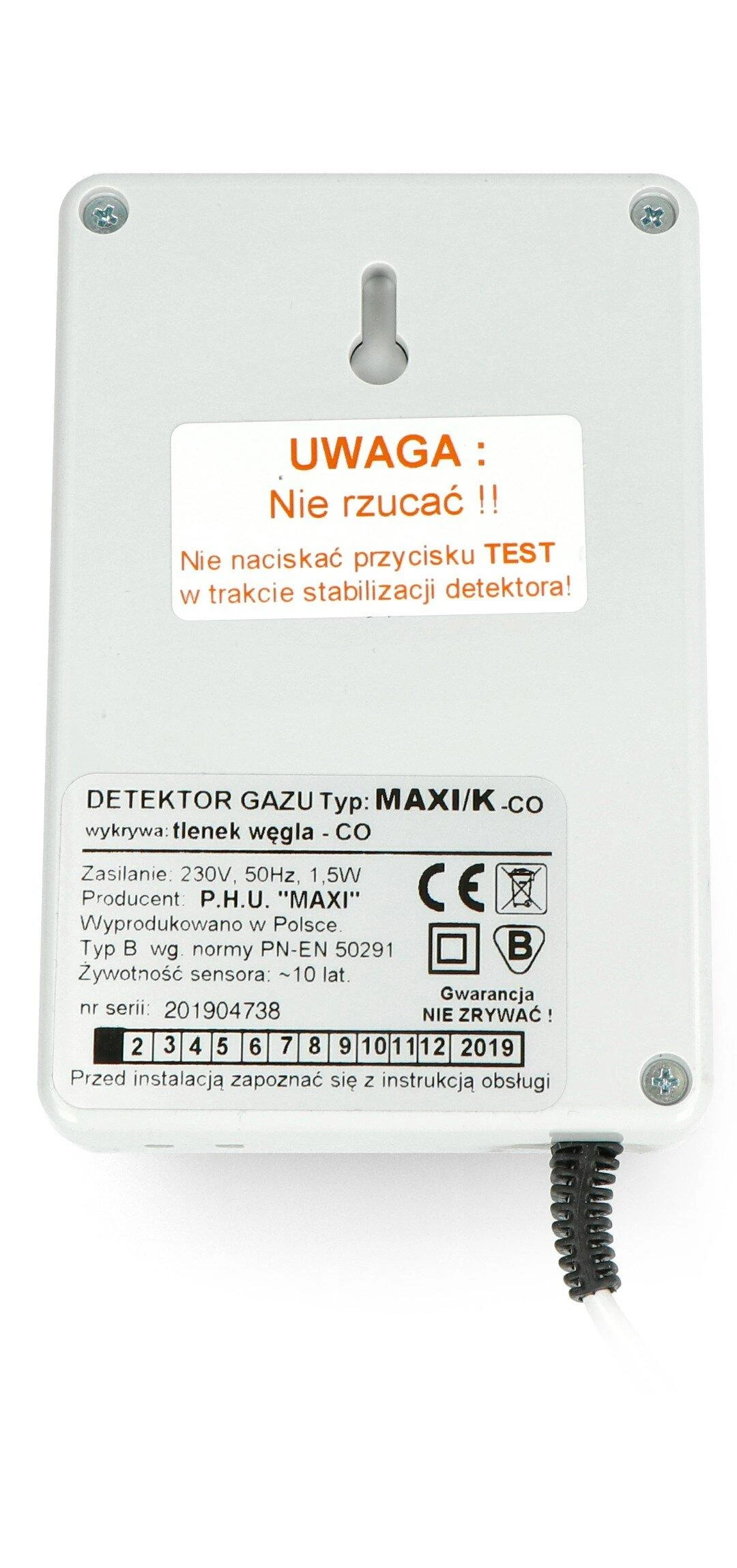 Blow Anglies monoksido jutiklis CO MAXI/K-CO 230V