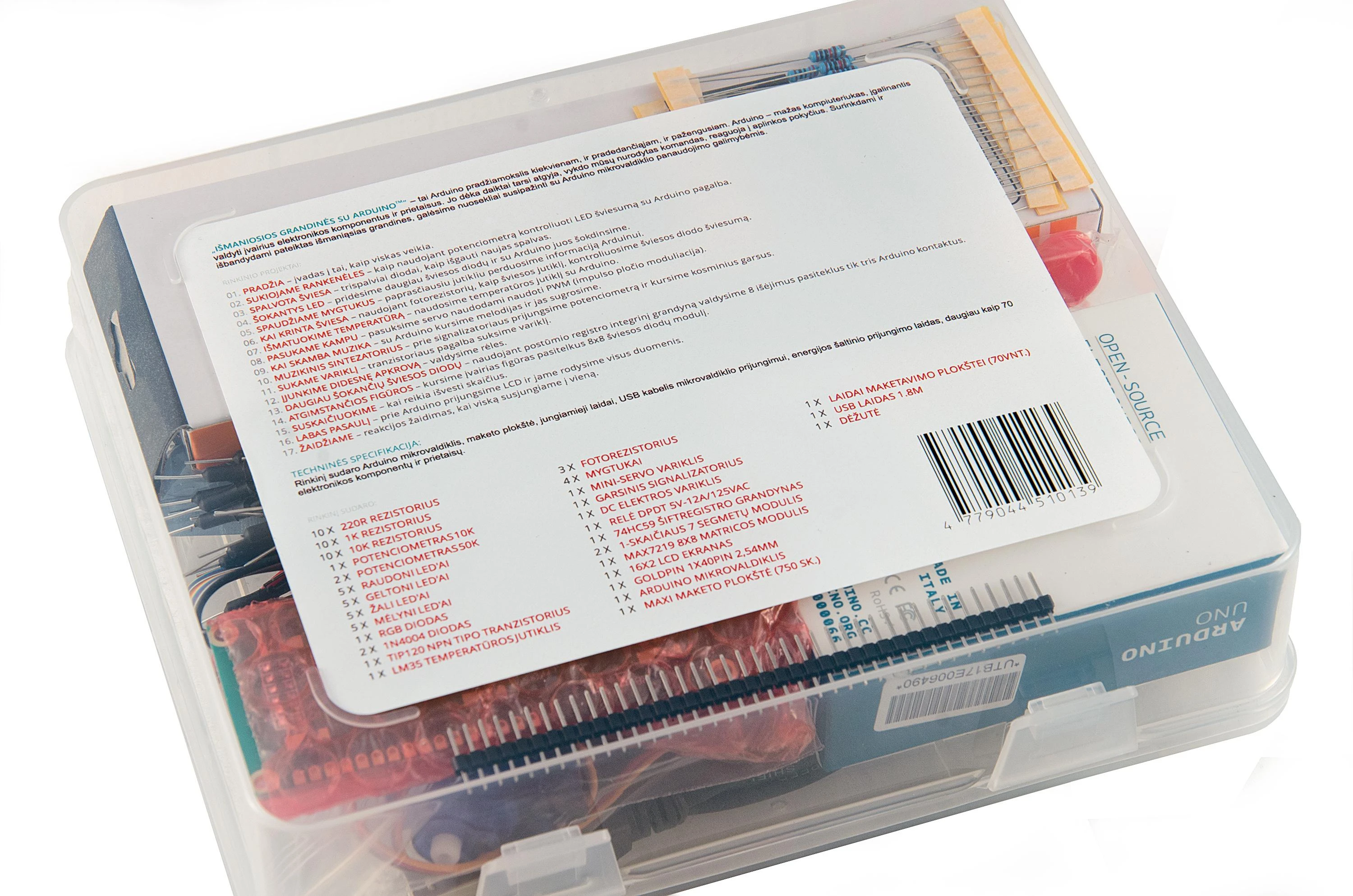 Anodas Electronics Mokomasis Elektronikos Rinkinys - Išmaniosios Grandinės su ARDUINO