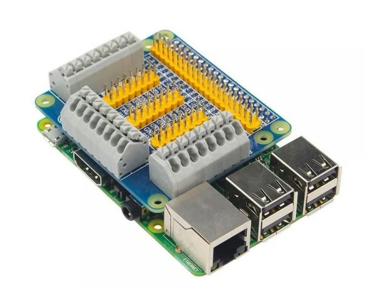 Raspberry Pi GPIO plėtimo plokštė su gnybtais
