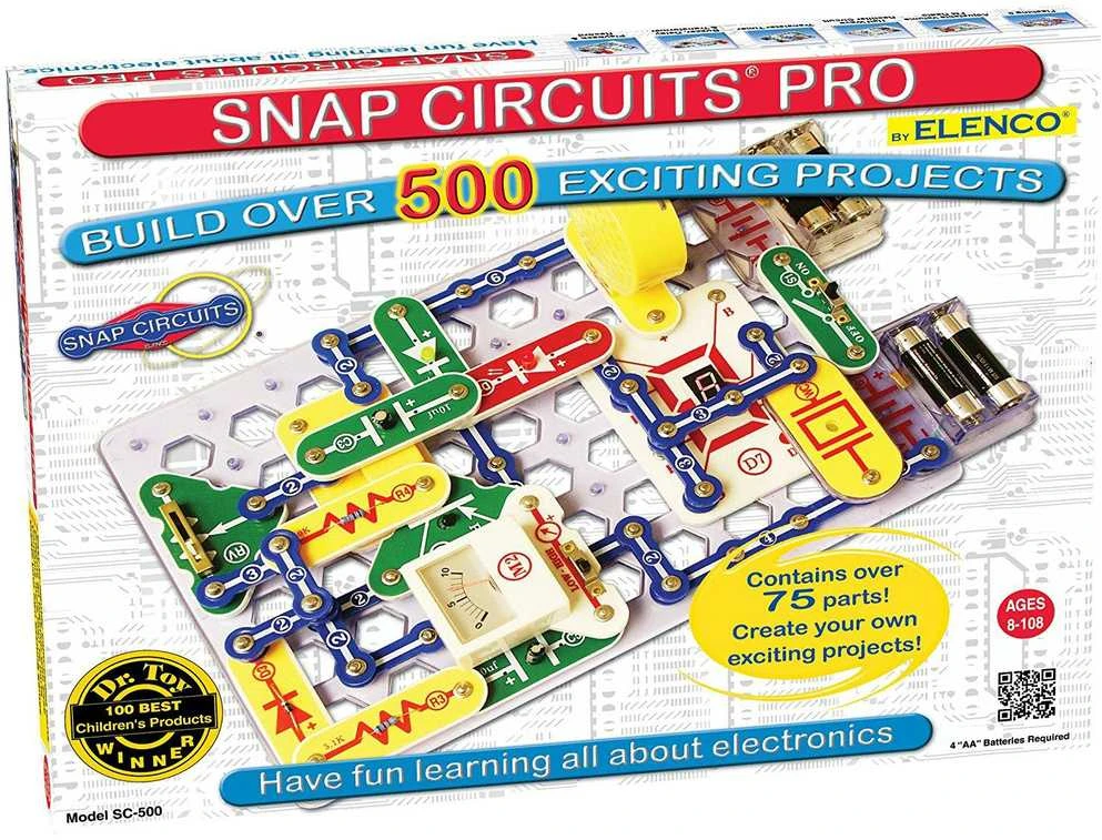 Snap Circuits Pro 500-in-1 Eksperimentų rinkinys