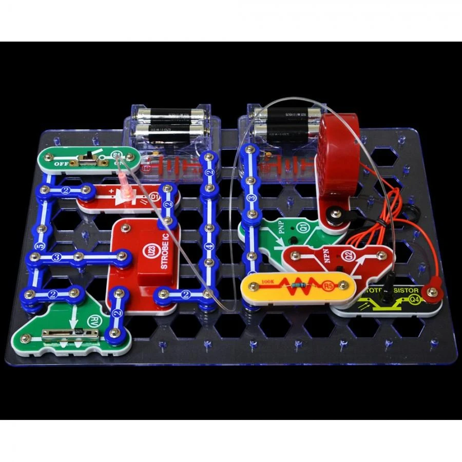 Snap Circuits Šviesos Eksperimentų rinkinys