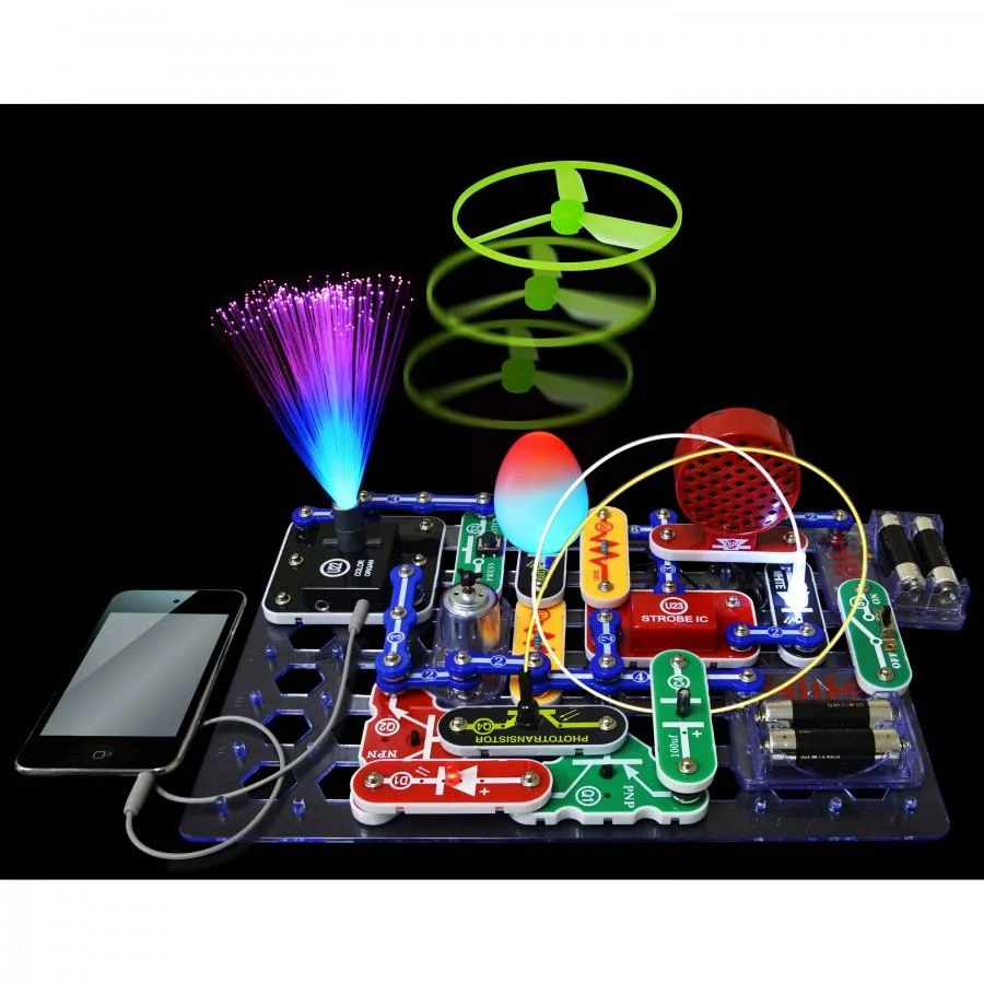 Snap Circuits Šviesos Eksperimentų rinkinys