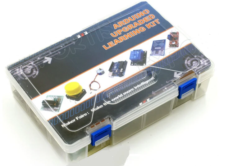 UNO R3 elektronikos rinkinys saugojimo dėžutėje