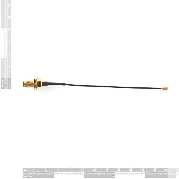 SMA į U.FL RF adapteris su 10 cm laidu