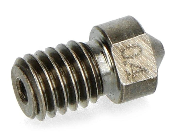 Metalinį antgalį E3D V6 su 0.4 mm žymėjimu