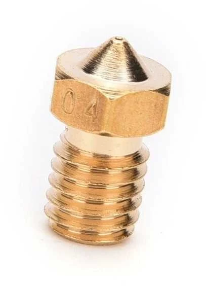 Oem Antgalis 0.4 mm M6 – siūlas 3.0 mm – H12.5 mm – kūginis – RepRap E3D V5 V6