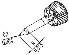 Antgalis ERSADUR, 0.1mm, ERSA
