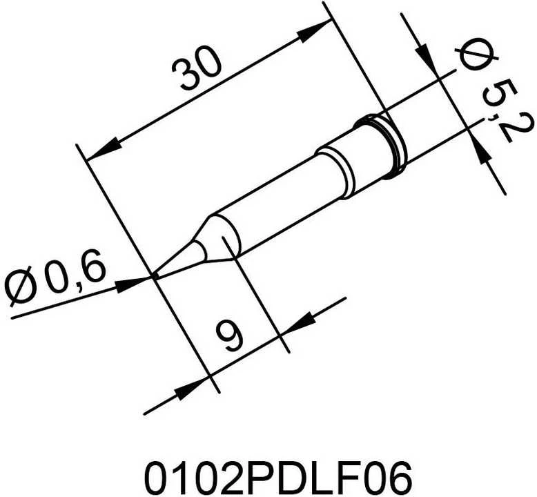 Antgalis ERSADUR, 0.6mm/0.024in, lituokliui ERSA