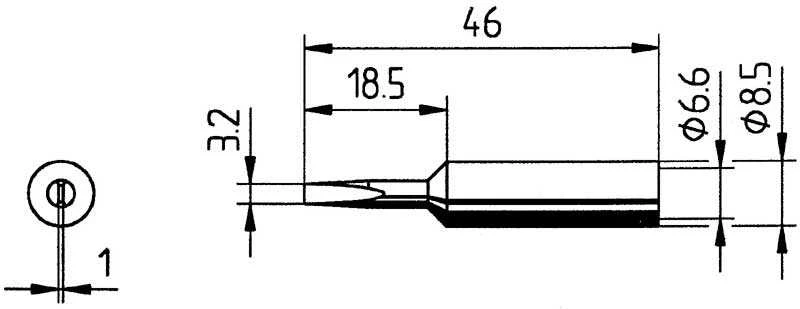 Antgalis ERSADUR, 3.2mm/0.126in, lituokliui ERSA