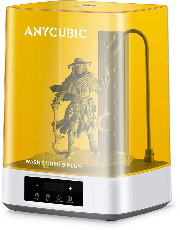 3D Spaudinių plovimo ir džiovinimo įrenginys – Anycubic Wash &amp; Cure 3 Plus