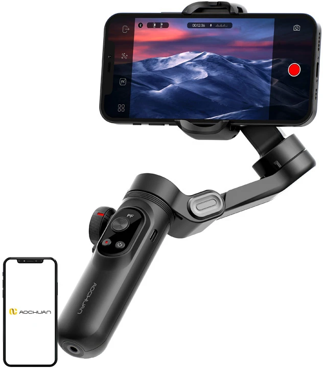 AOCHUAN X Pro Standard Gimbal (Juodas)