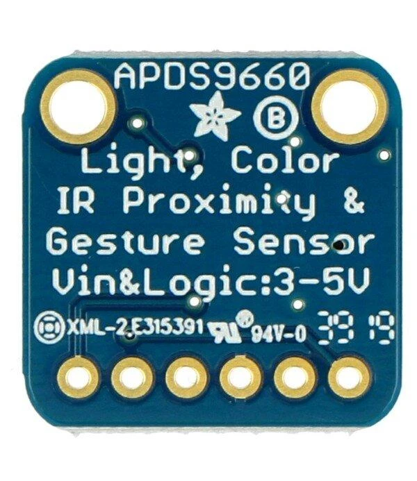 APDS9960 artumo, šviesos, RGB ir gestų jutiklis, Adafruit 3595