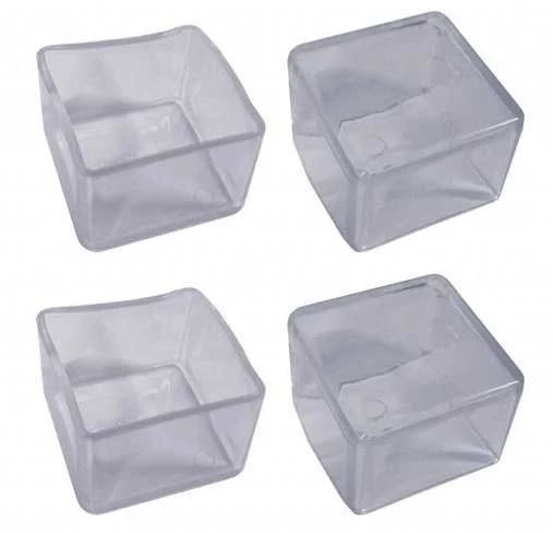 Oem Apsauginiai užvalkalai baldų kojoms 20x20mm - 4 vnt - Silikoninis užvalkalas kojoms