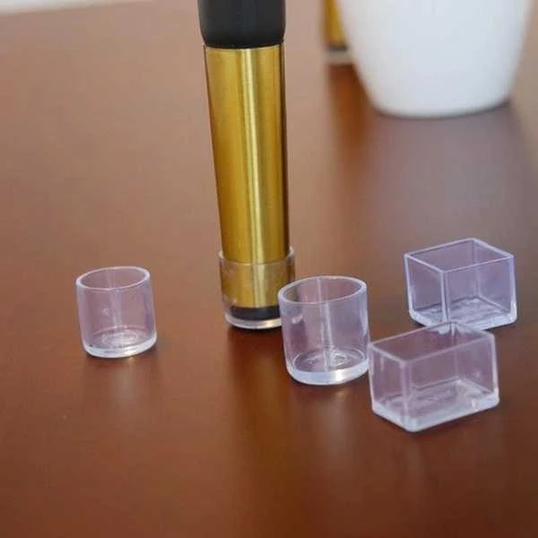 Oem Apsauginiai užvalkalai baldų kojoms 20x20mm - 4 vnt - Silikoninis užvalkalas kojoms