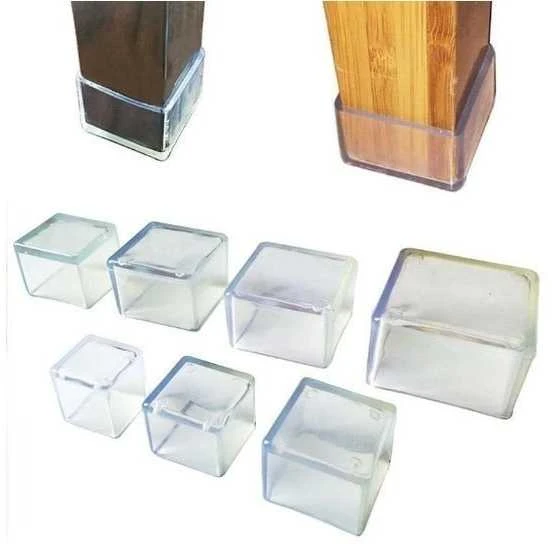 Oem Apsauginiai užvalkalai baldų kojoms 20x20mm - 4 vnt - Silikoninis užvalkalas kojoms