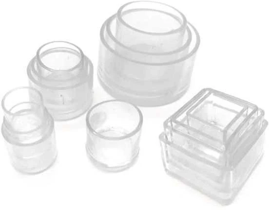 Oem Apsauginiai užvalkalai baldų kojoms - apvalūs 16mm - 4 vnt - Silikoninis užvalkalas kojoms