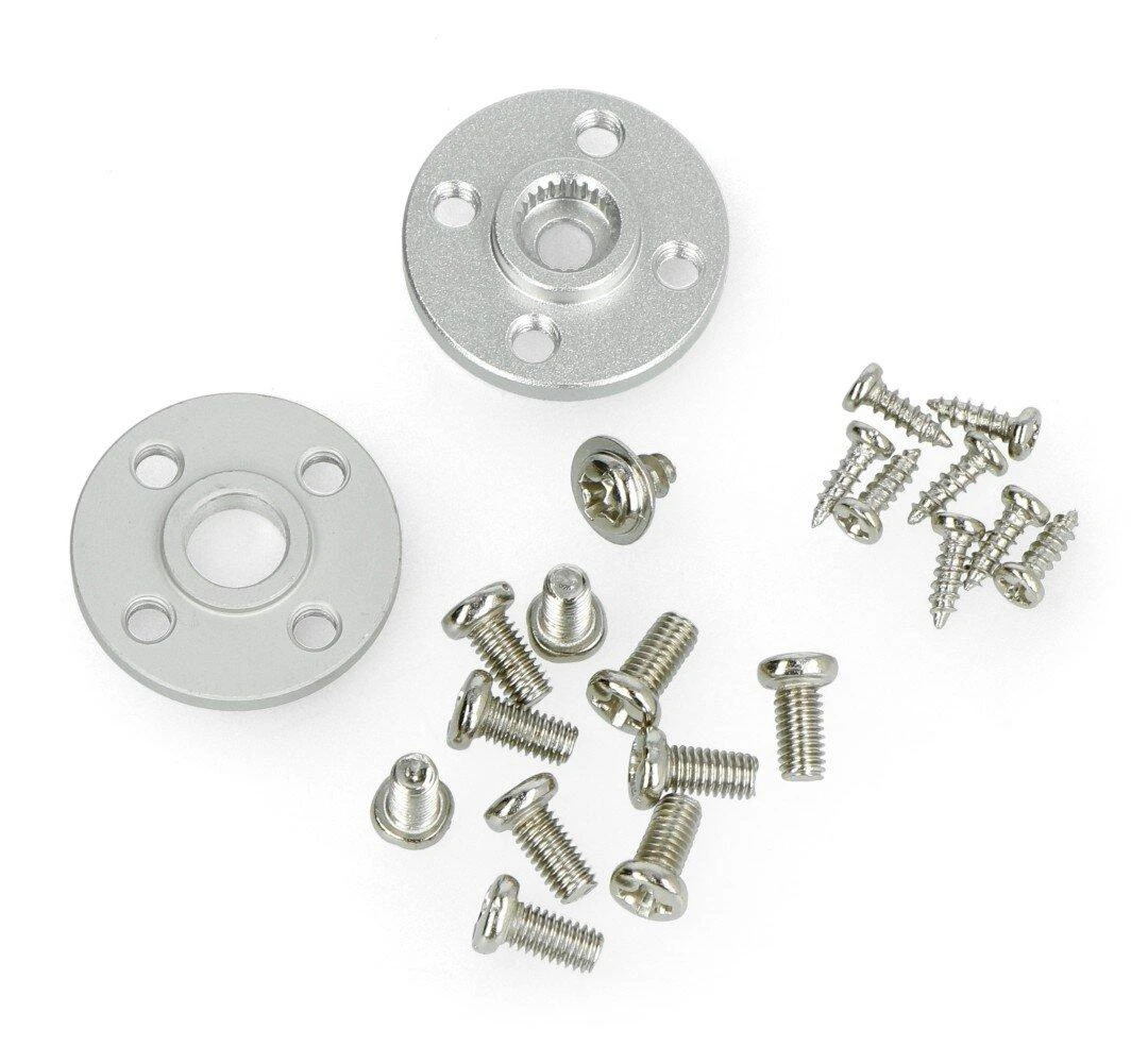 Apvali aliuminė servo svirtis Feetech FK-RP-001 20mm/6mm