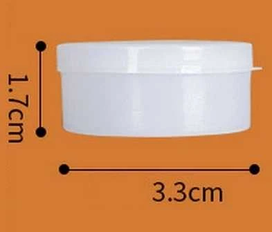 Oem Apvalus konteineris - 33x17mm - Plastikinė dėžė - Rakinama Tvarkyklės