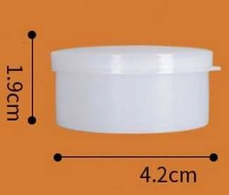 Oem Apvalus konteineris - 42x19mm - Plastikinė dėžutė - Rakinama tvarsliava