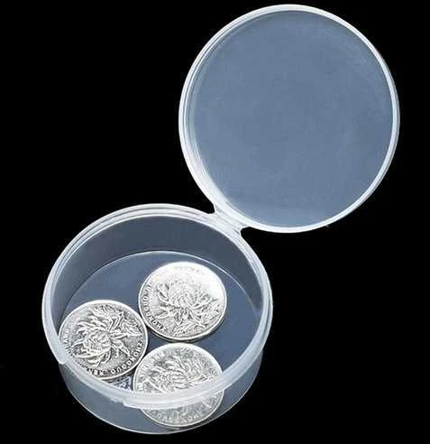 Oem Apvalus konteineris - 44x17mm - Plastikinė dėžutė - Rakinama tvarkytuvė