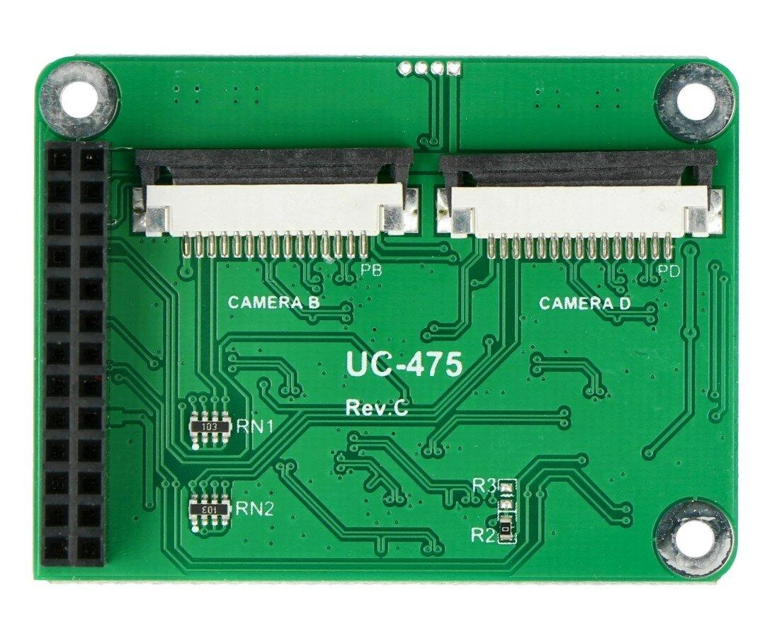 Arducam Kelių kamerų adapterio modulis v2.2, Raspberry Pi 4B/3B/3B+ kameros hub