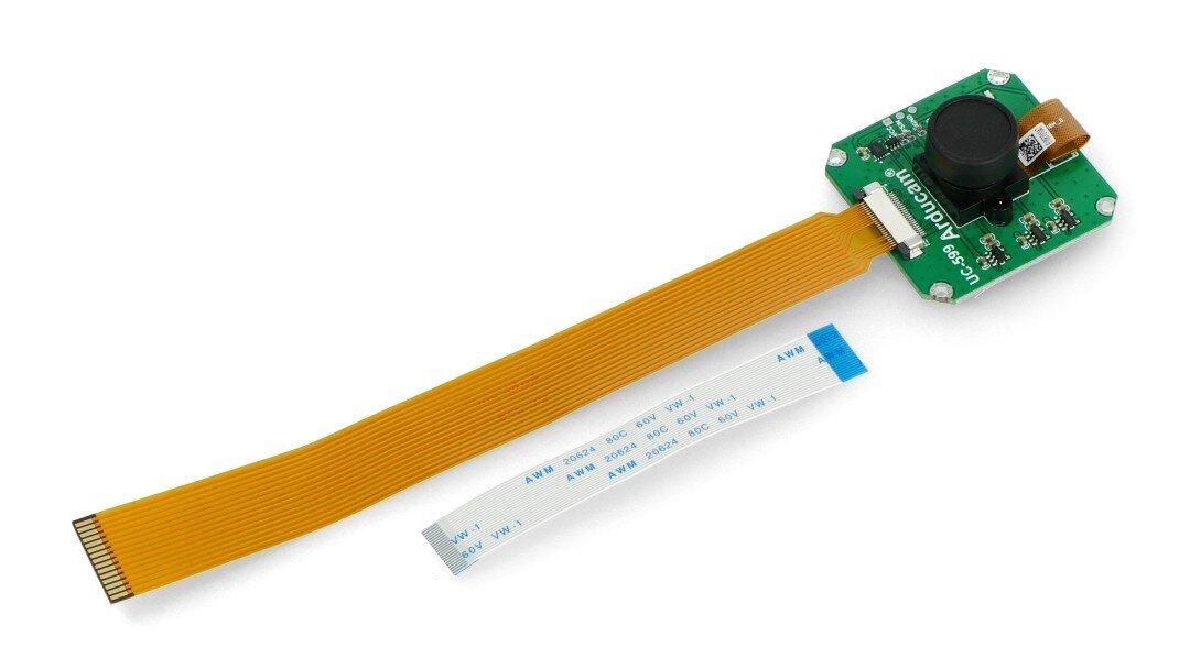 ArduCam OV9281 1Mpx Global Shutter kamera su plataus kampo M12 objektyvu, skirta Raspberry Pi, MIPI, NoIR, vienspalvis