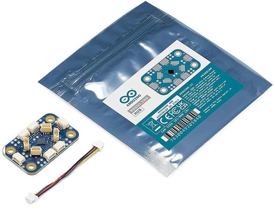 Arduino Modulino Hub - 8 kanalų I2C multipleksorius - TCA9548ARGER - Qwiic - ABX00100