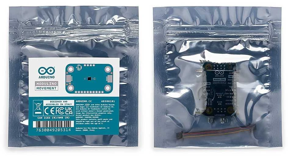 Arduino Modulino mechanizmas - 6 ašių IMU - akselerometras ir giroskopas - LSM6DSOXTR - Qwiic - ABX00101