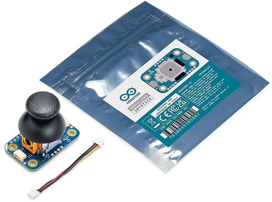 Arduino Modulino valdymo svirtis - valdymo svirtis su mygtuku - Qwiic - ABX00135