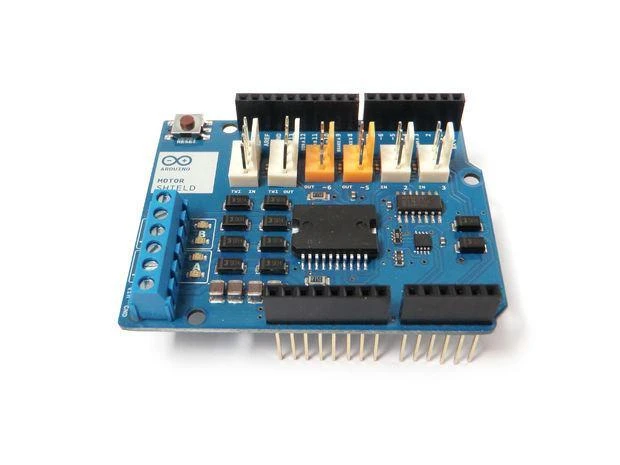 Arduino variklio valdiklis su L298P mikroschema