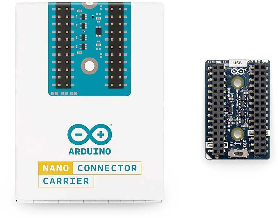 Arduino Nano jungties laikiklis - Qwiic/Grove/Micro SD išplėtimo plokštė - ASX00061