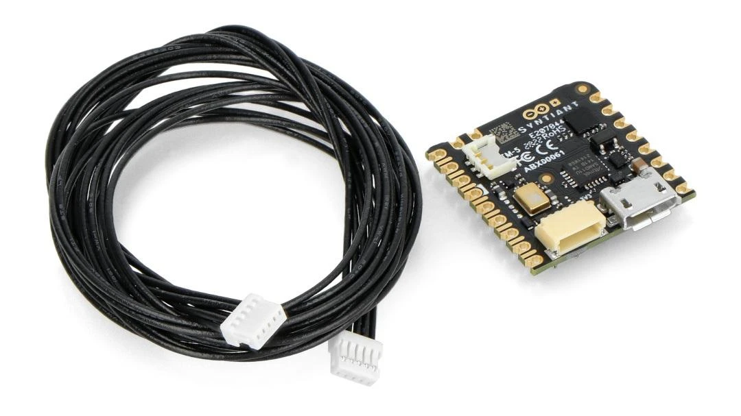 Arduino Nicla Voice su prijungimo laidu