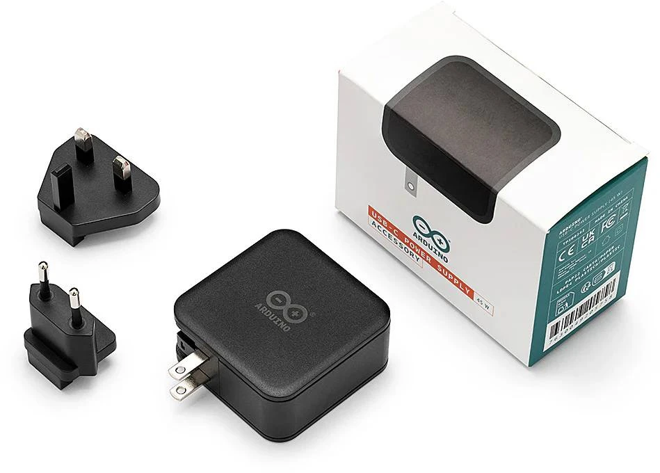 Arduino USB-C maitinimo šaltinis – oficialus 45 W USB C maitinimo šaltinis, skirtas Arduino – TPX00242