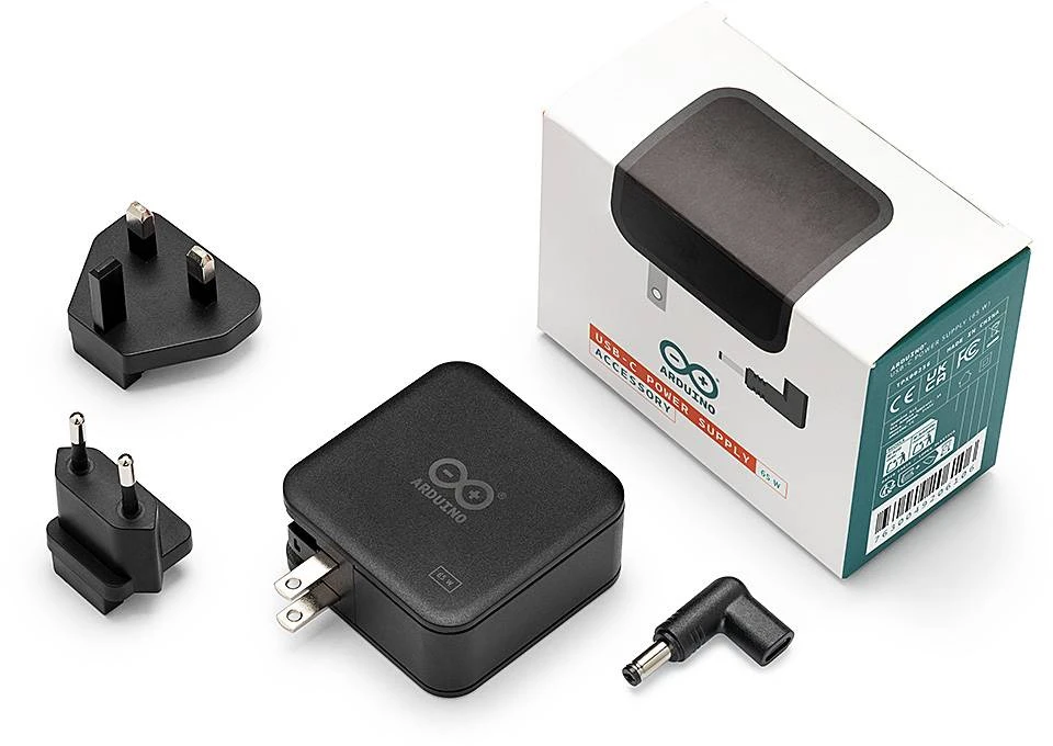 Arduino USB-C maitinimo šaltinis – oficialus 65 W USB C maitinimo šaltinis, skirtas Arduino – TPX00256