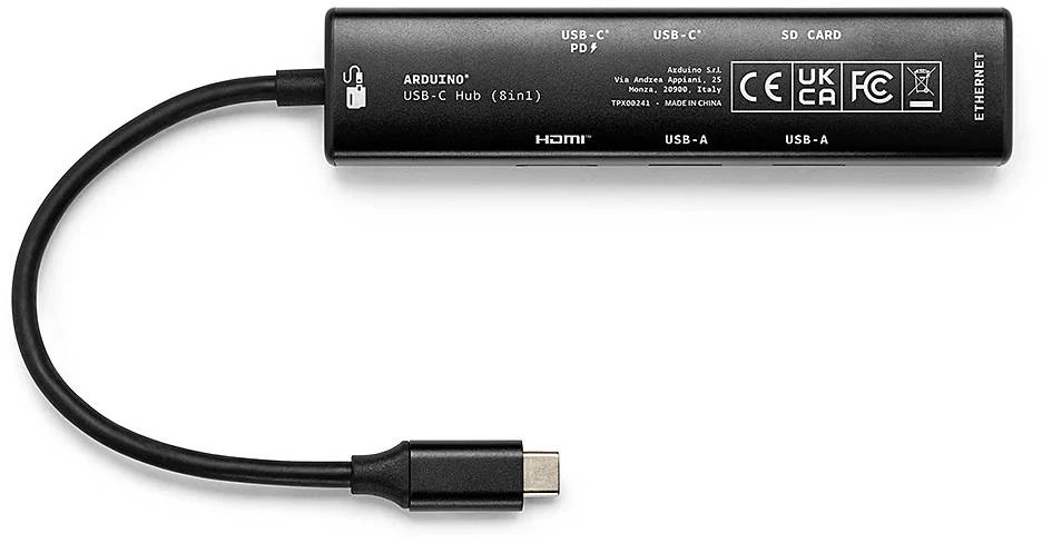 Arduino 8in1 adapteris su USB-C laidu