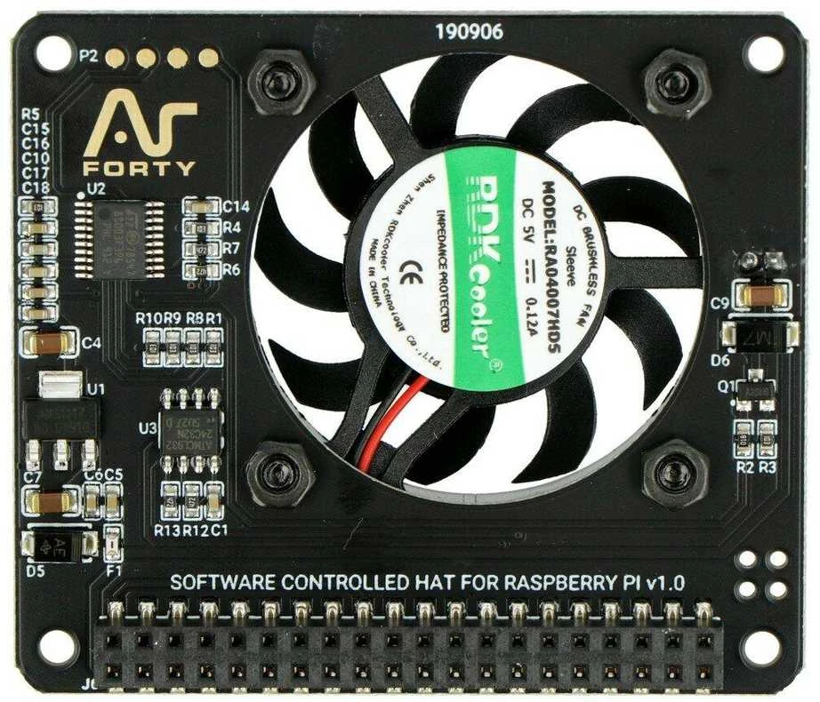 Argon Fan HAT aušinimo modulis su ventiliatoriumi
