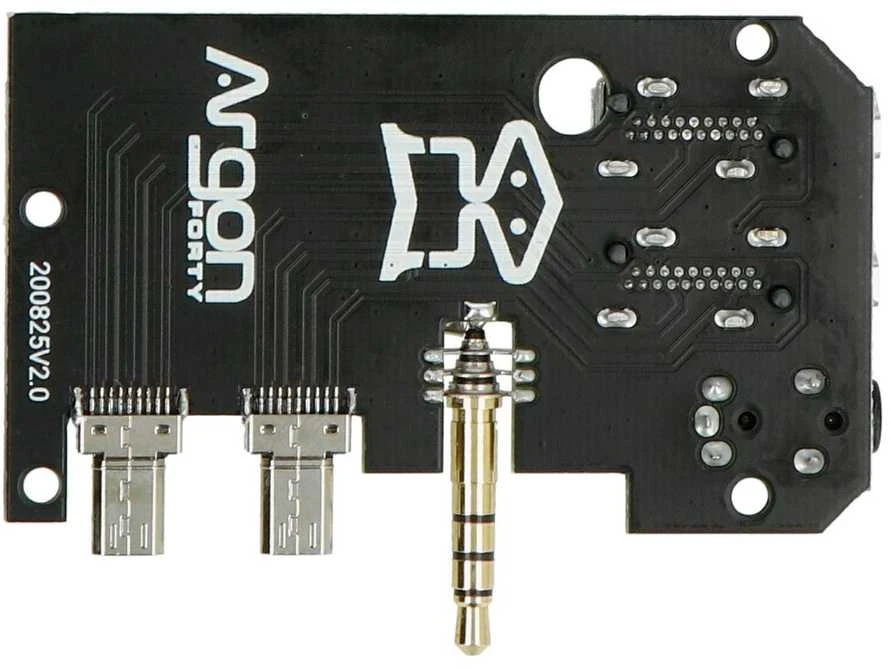 Argon40 Aliuminio dėklas Raspberry Pi 4B su ventiliatoriumi - Argon ONE M.2 - pilkas
