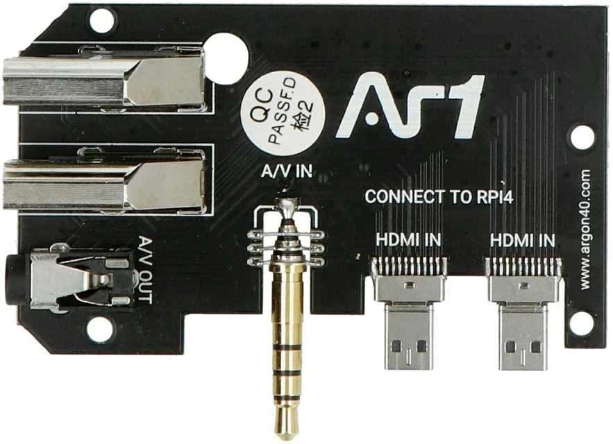 Argon40 Aliuminio dėklas Raspberry Pi 4B su ventiliatoriumi - Argon ONE M.2 - pilkas