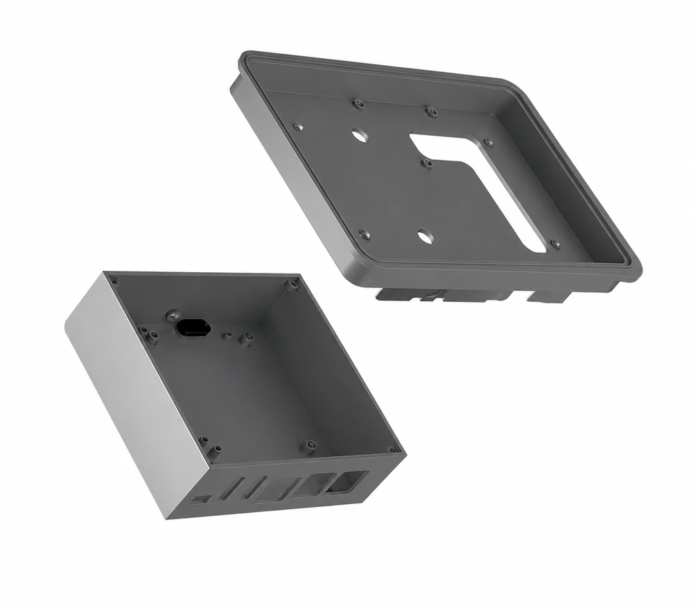 Argon40 Argon Industria HMI 5C korpusas – HMI korpusas, skirtas Raspberry Pi 5 ir Touch Ekranas 2 5 colių ekranui