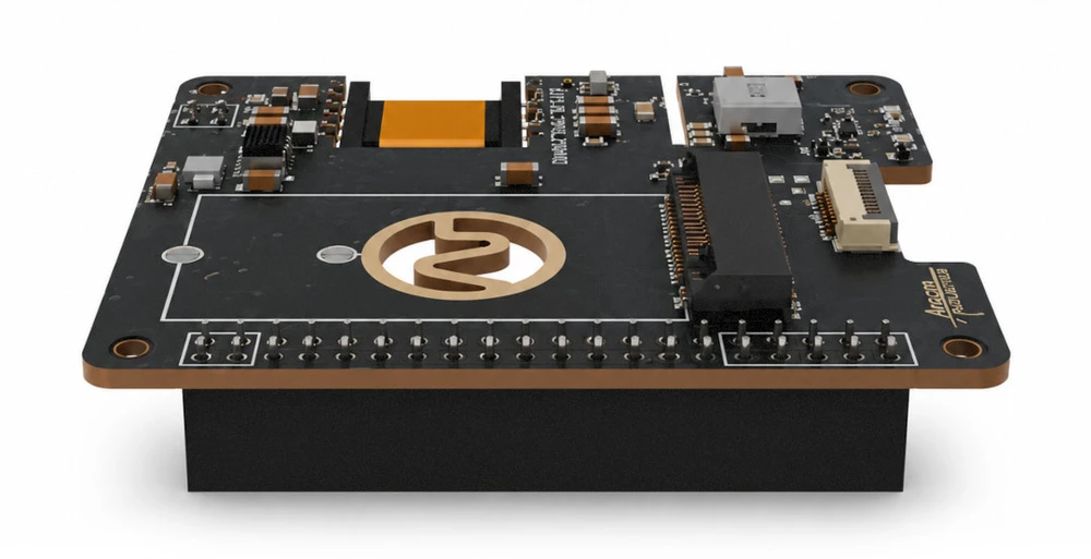 Argon40 Argon Industria PoE+ HAT su M.2 NVMe – skydas, skirtas Raspberry Pi 5