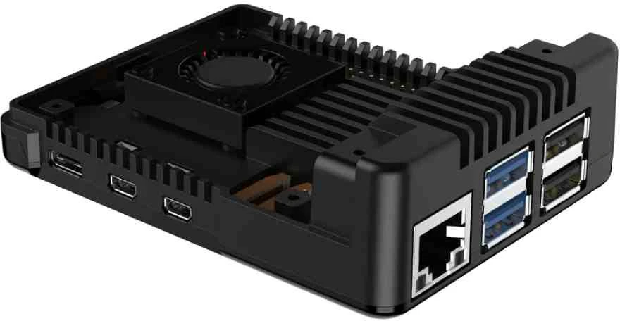 Argon40 Argon NEO 5 BLCK – Raspberry Pi 5 korpusas su