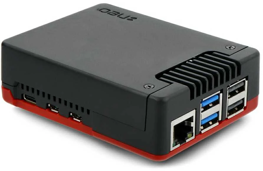 Argon Neo 5 dėklas Raspberry Pi 5 - galinė jungčių pusė