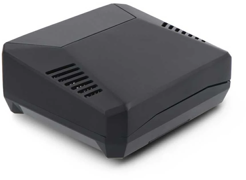 Argon ONE V3 korpusas Raspberry Pi 5 - juodas su oro angomis