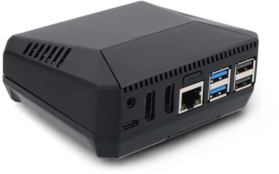 Argon ONE V3 korpusas Raspberry Pi 5 su jungčių skydu