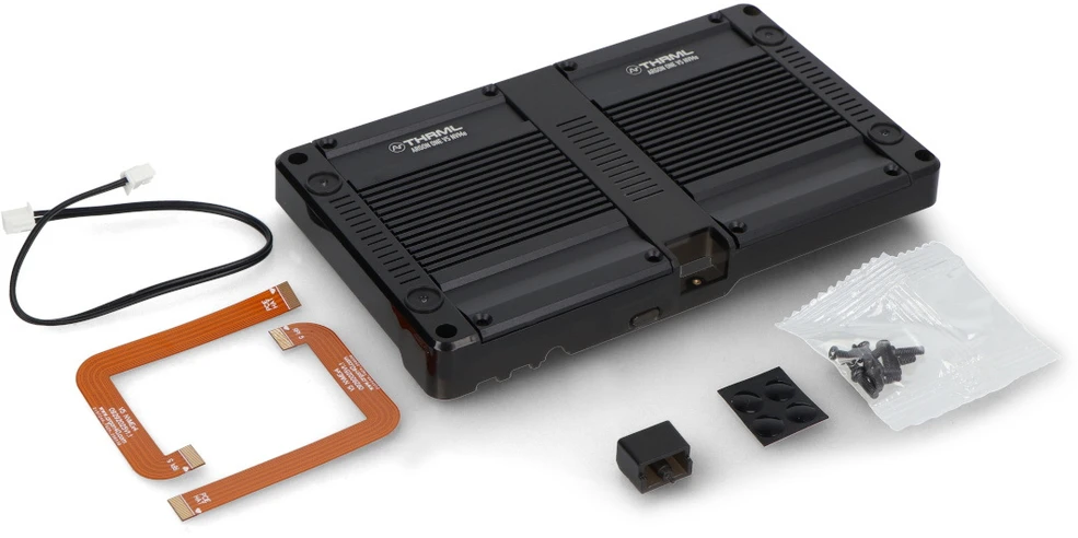 Argon40 Argon ONE V5 Quad M.2 NVMe – išplėtimo plokštė, skirta Raspberry Pi 5