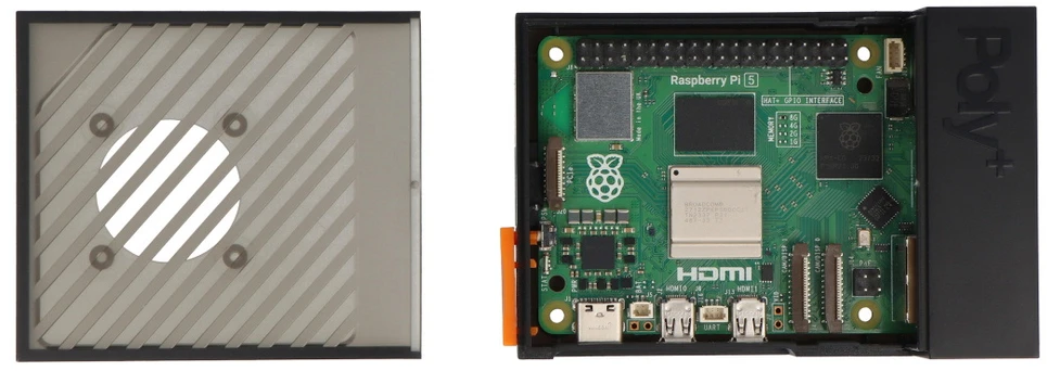 Argon40 Argon Poly+ 5 – ABS korpusas, skirtas Raspberry Pi 5 – juodas