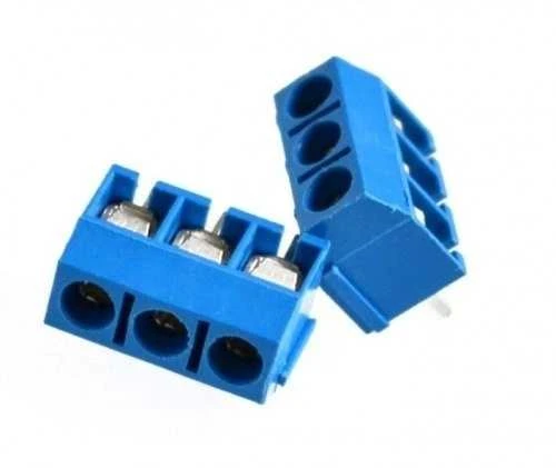 ARK 3PIN jungtis, mėlynas plastikinis korpusas